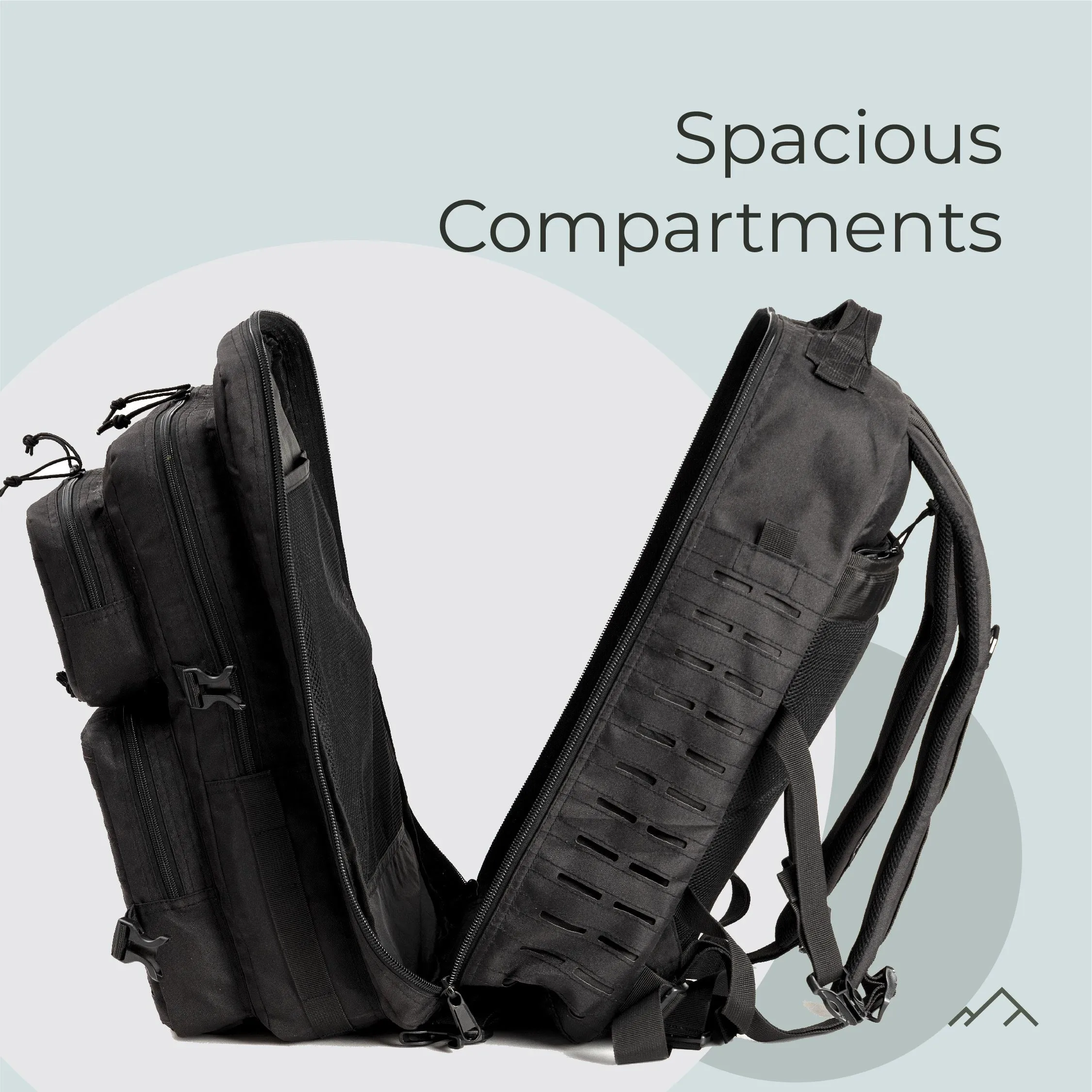 Tripole Force Plus Tactical Army 50 Litre Bag & Backpack with Laser-cut MOLLE | 3 Year Warranty