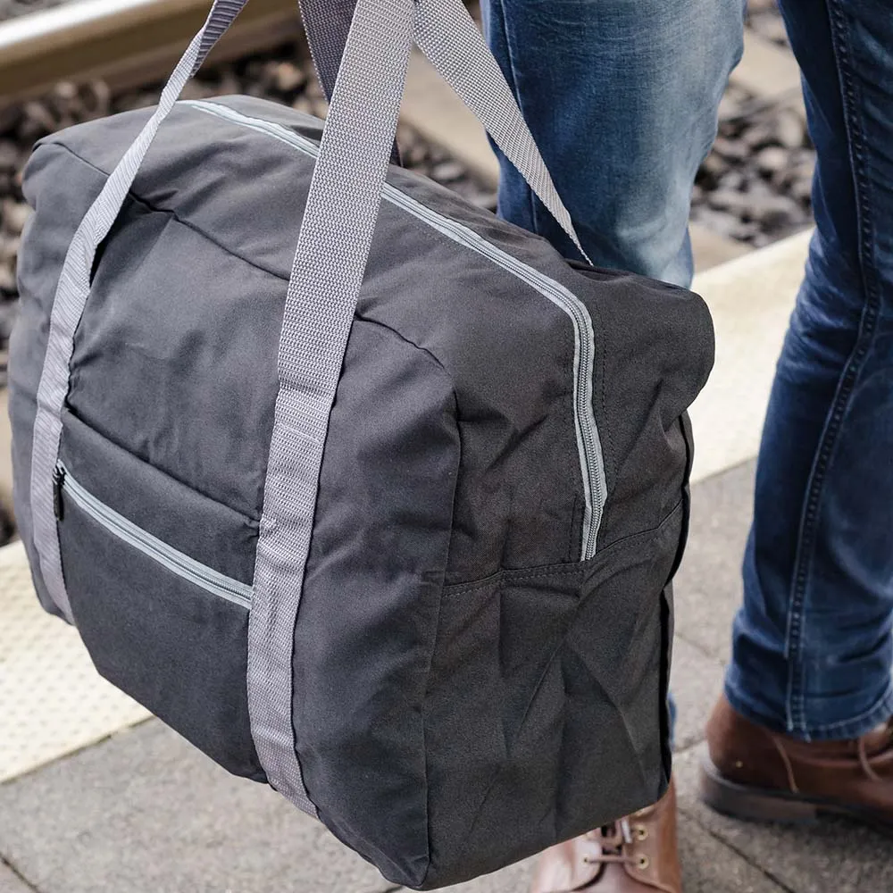 Troika Foldable Travel Bag 24l - Black