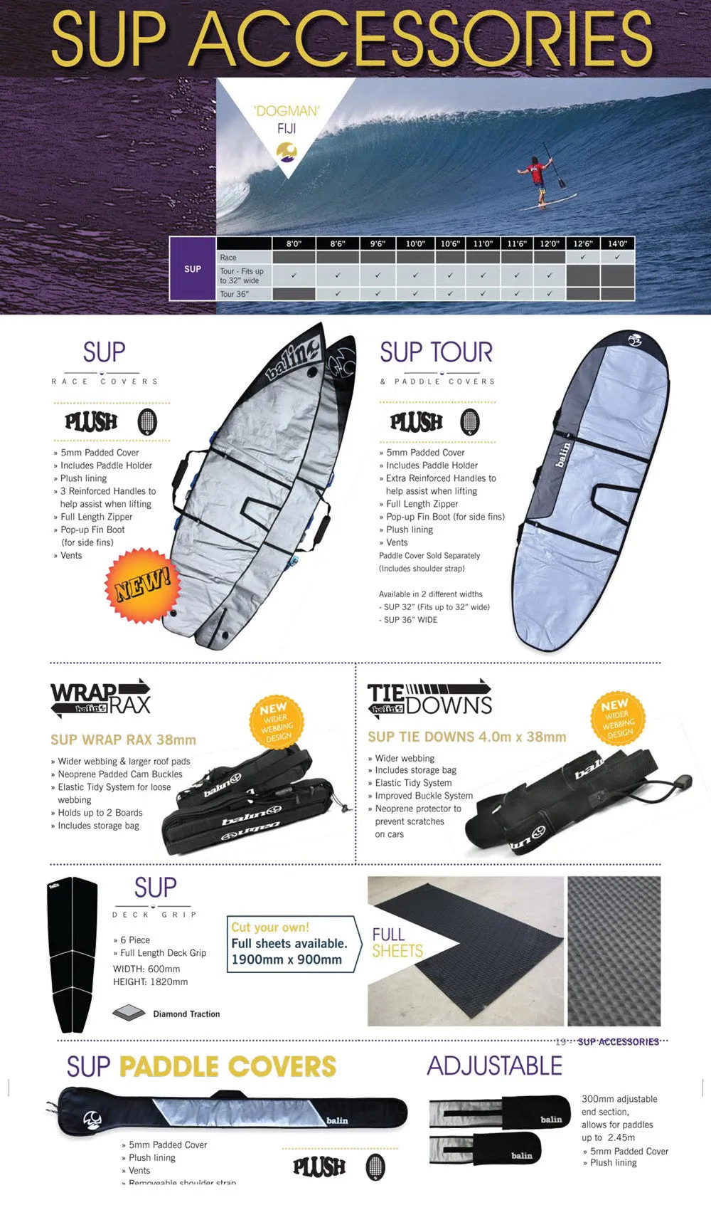 Vented Balin Surfboard covers and bags