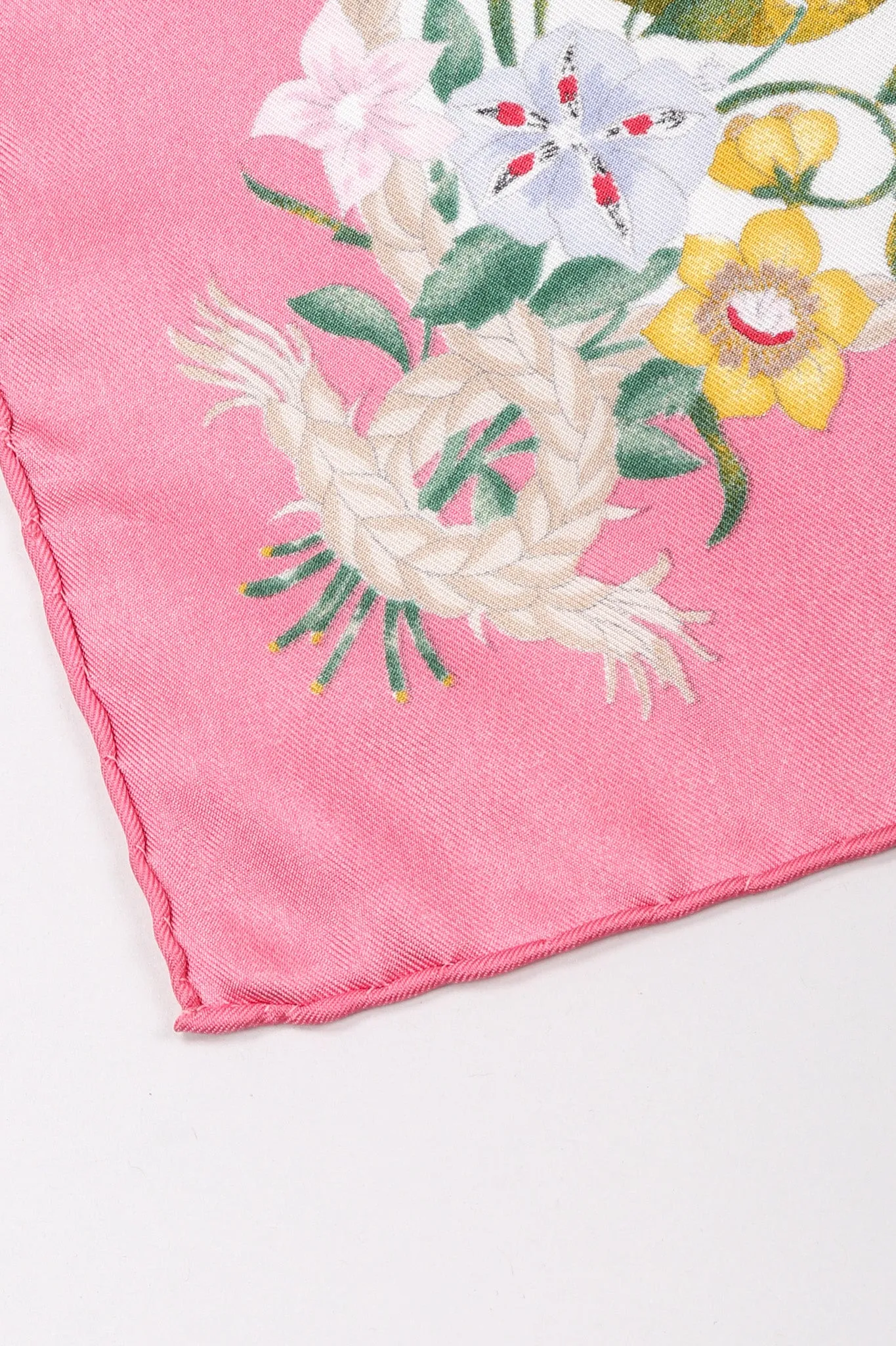 Vittorio Accornero Floral Butterfly Scarf