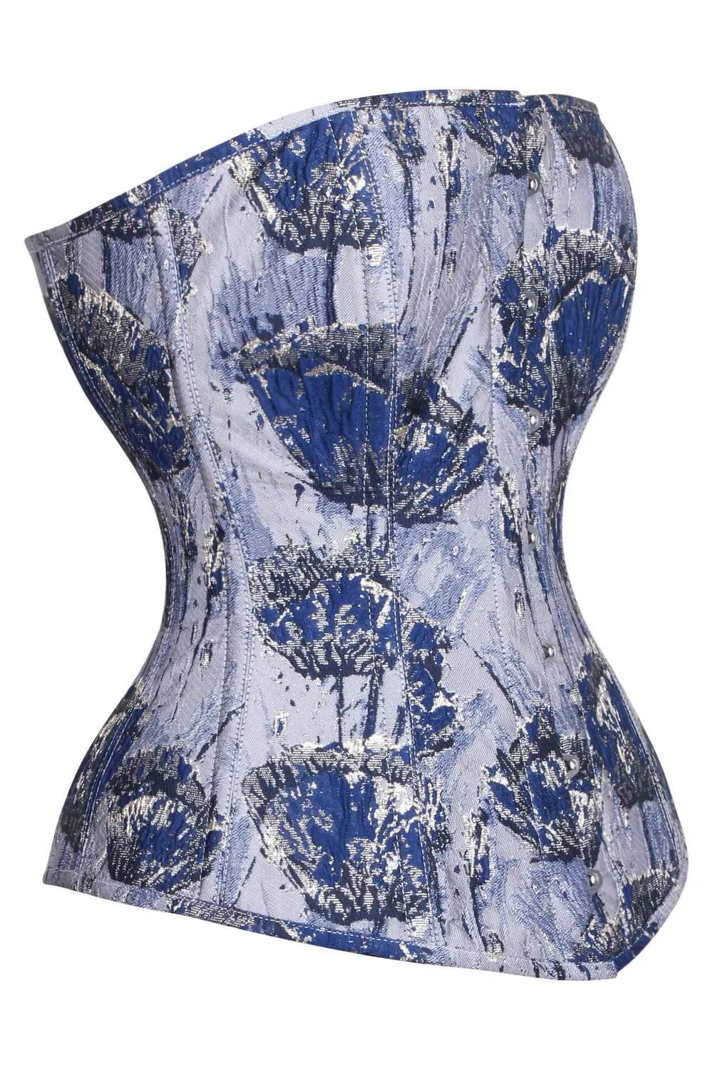 Waist Reducing Overbust Brocade Corset (ELC-401)