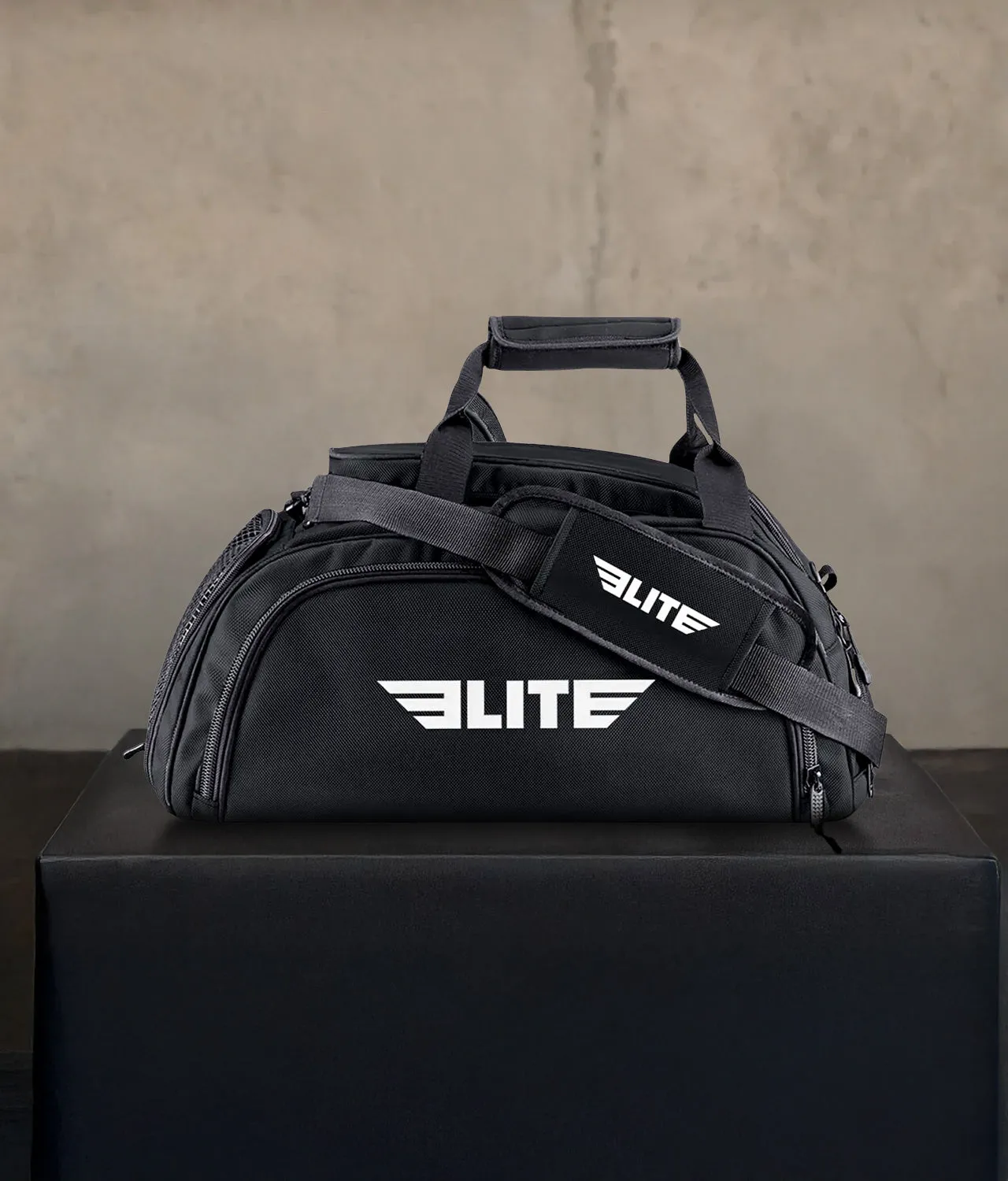 Warrior Black Large Duffel Jiu Jitsu BJJ Gear Gym Bag
