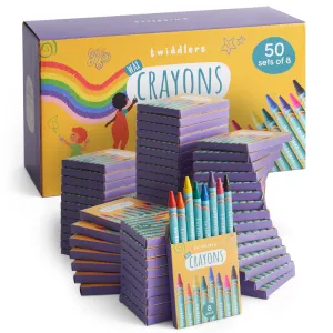 Wax Colouring Crayons (Packs of 8)
