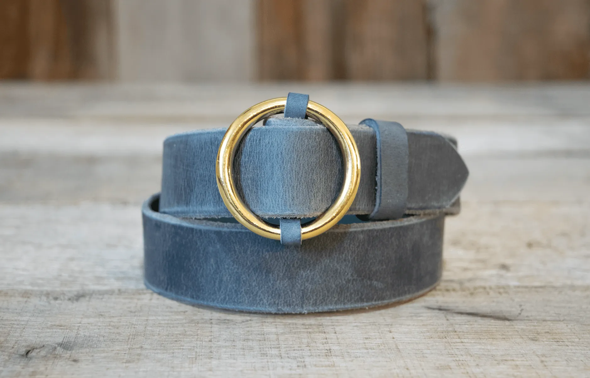 Wholesale Solid Brass Circle Buckle Belts