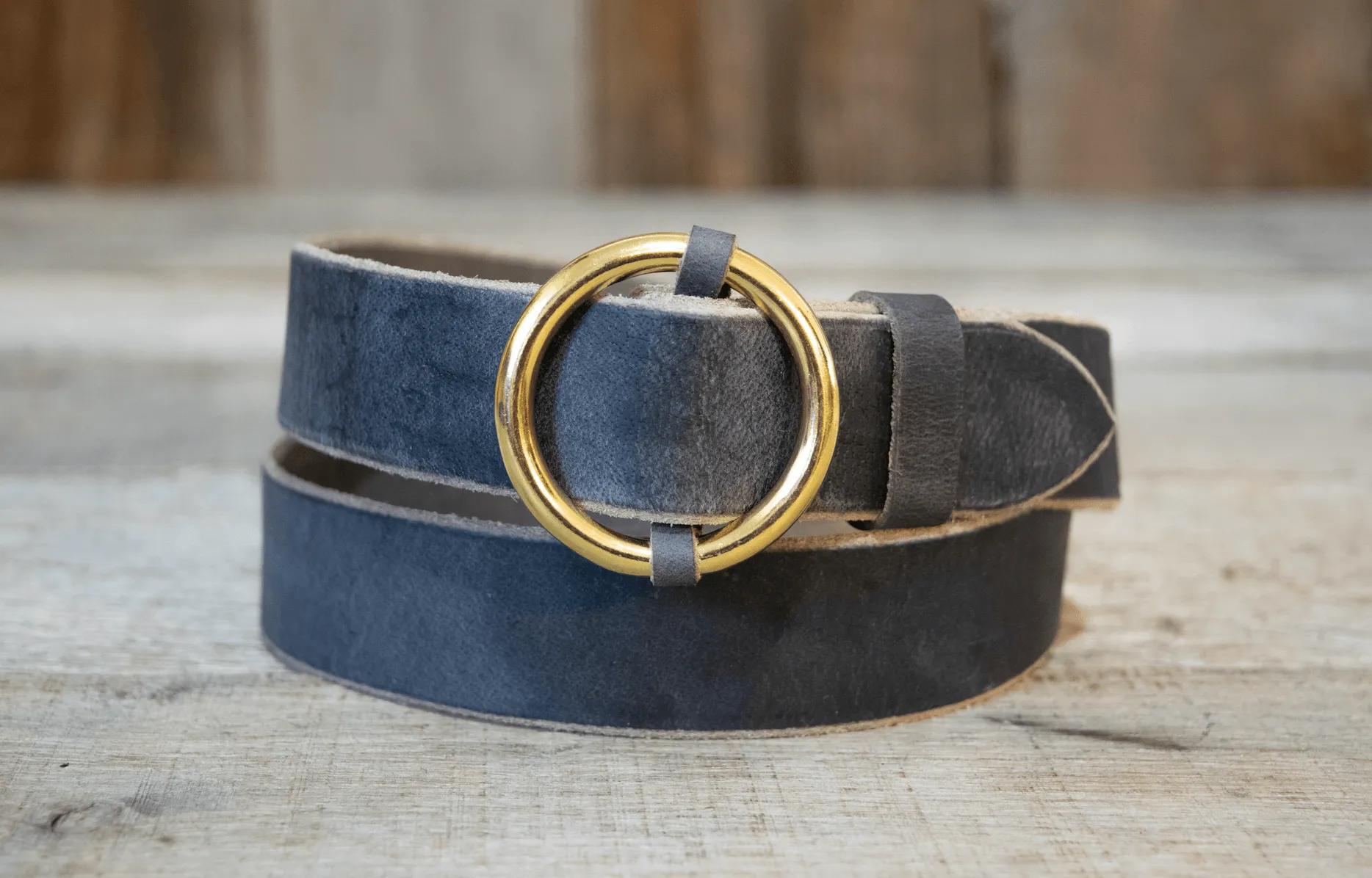 Wholesale Solid Brass Circle Buckle Belts