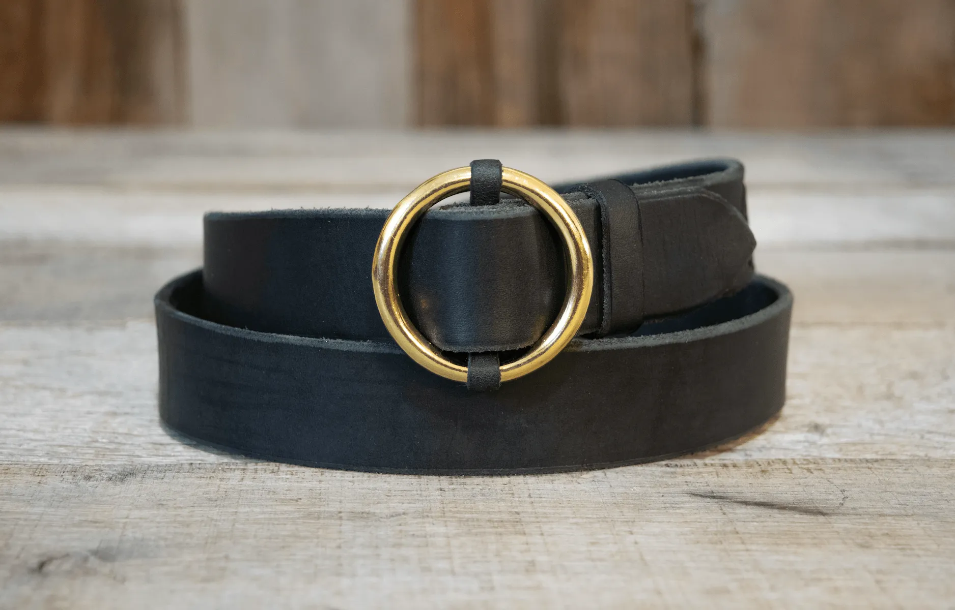 Wholesale Solid Brass Circle Buckle Belts