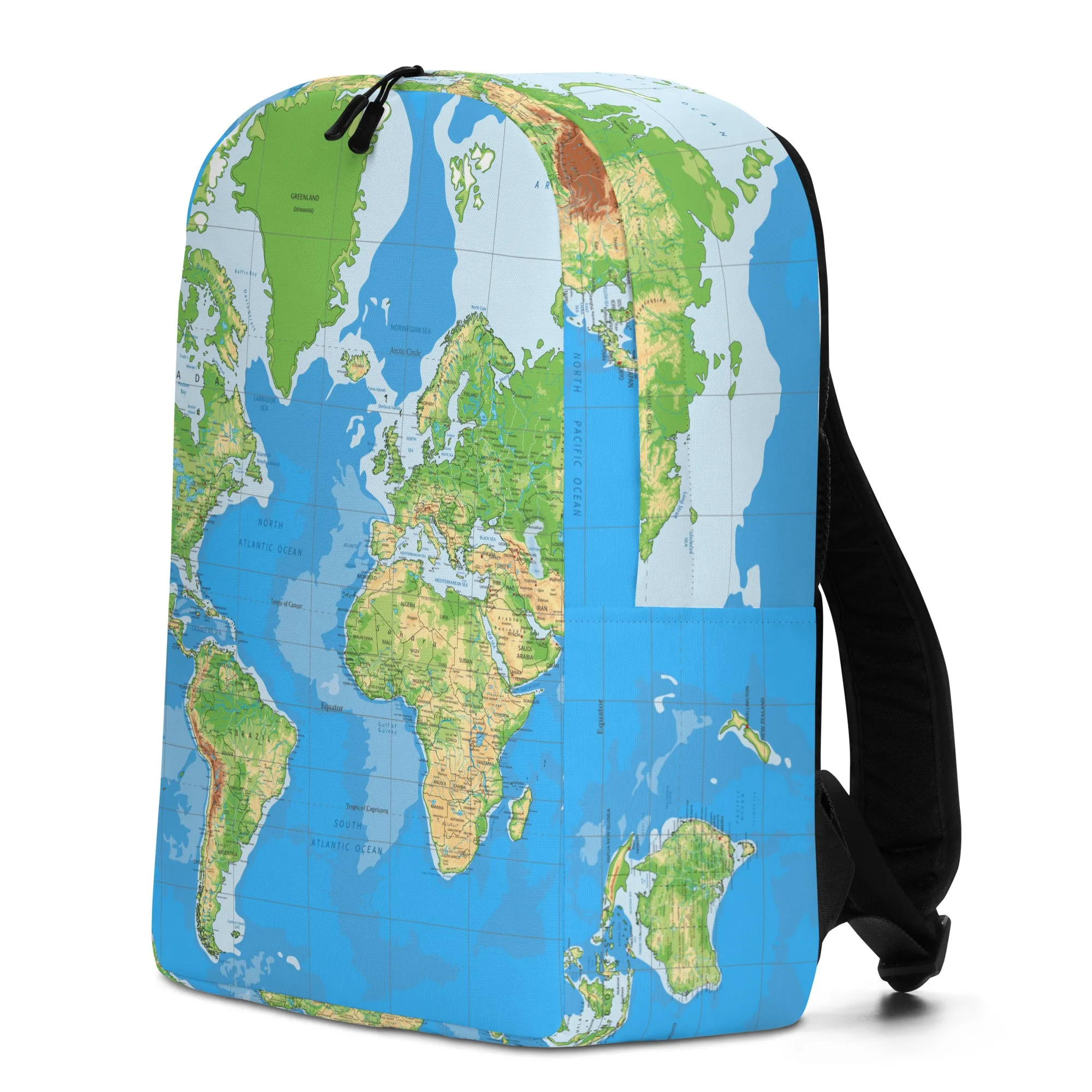 World Map Backpack