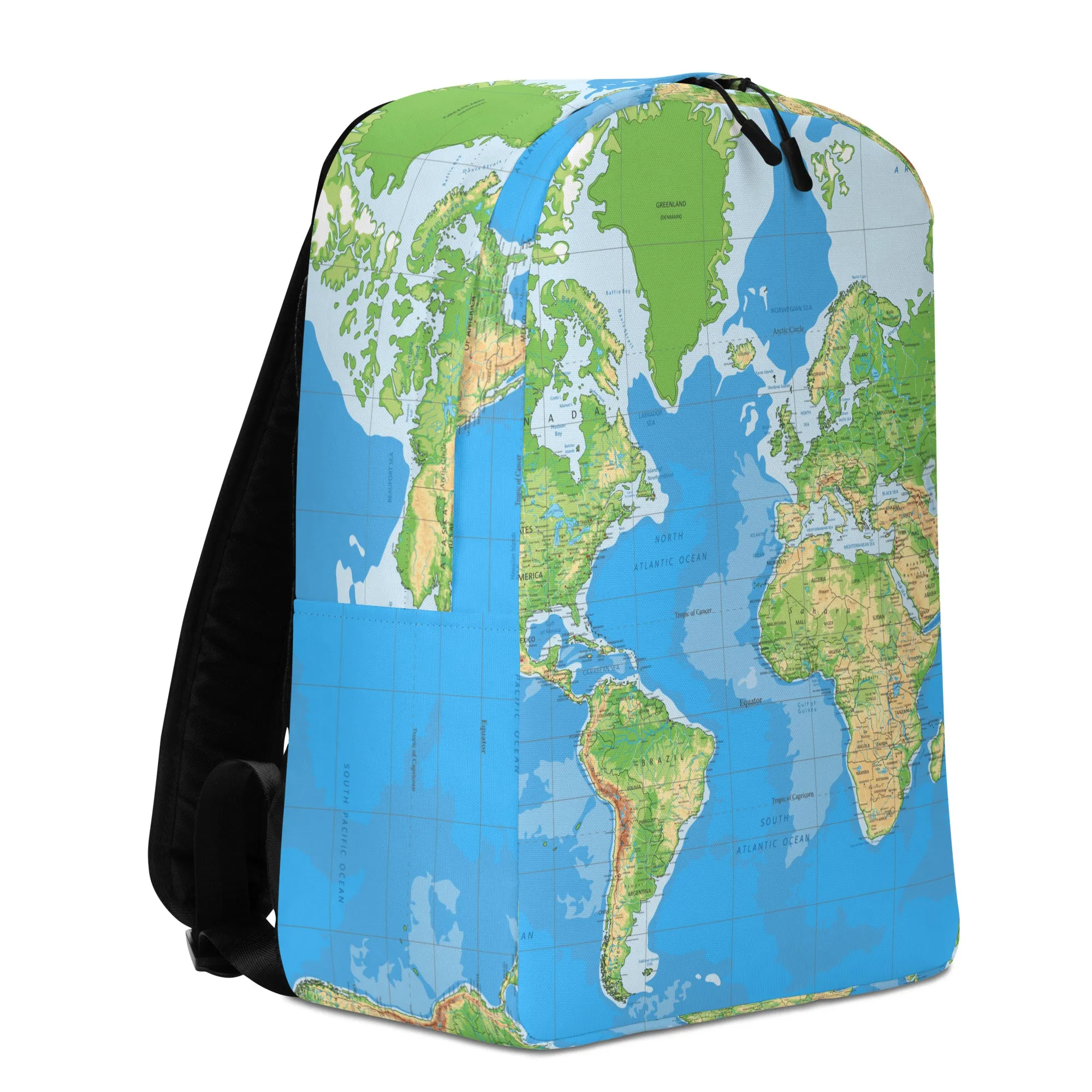 World Map Backpack