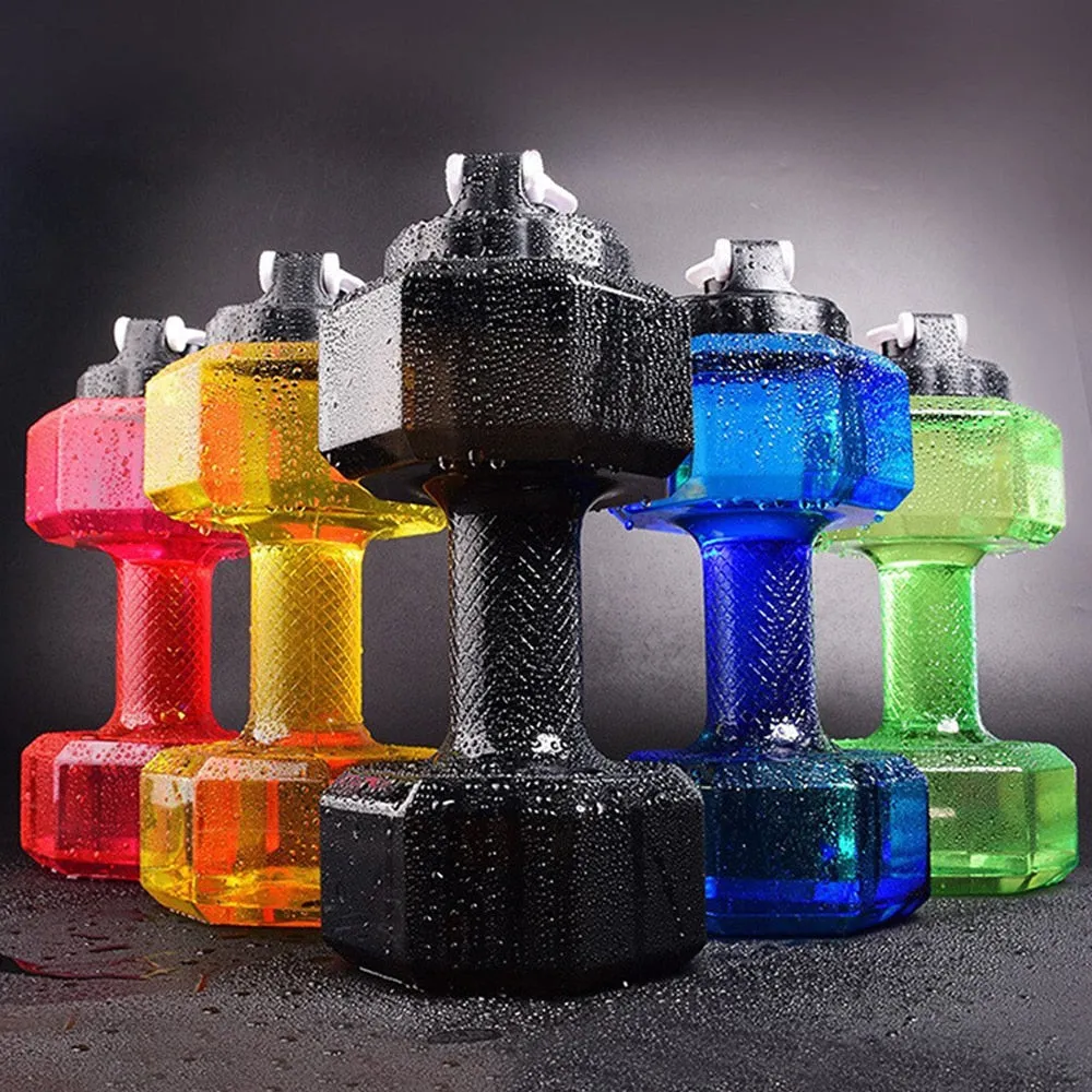 YELLOW -TGS OG Water Dumbbell Sport Bottle