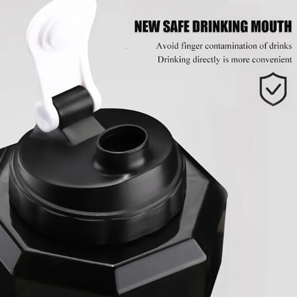 YELLOW -TGS OG Water Dumbbell Sport Bottle