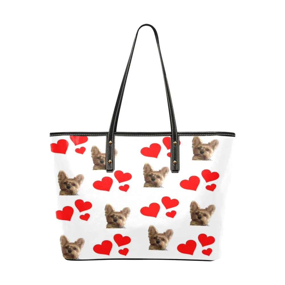 Yorkie Hearts Tote Bag